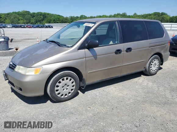 2004 Honda Odyssey LX with VIN 5FNRL18574B102634, listed as a Copart auction lot 54669075 with 141,057 mi miles and Salvage title. Bid and sale history available at DreamBid. Image 1.