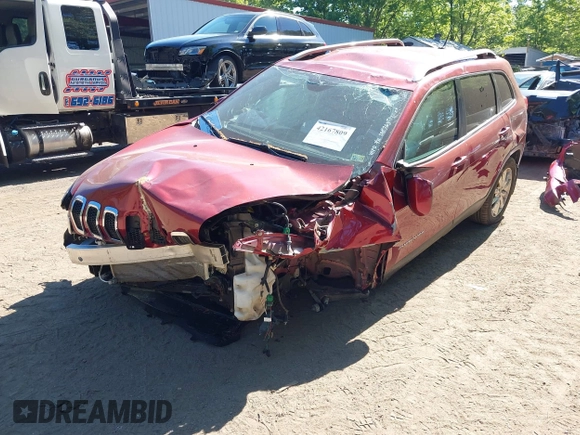 2014 Jeep Cherokee Limited with VIN 1C4PJMDS9EW278043, listed as a IAAI auction lot 42167809 with 67,759 mi miles and . Bid and sale history available at DreamBid. Image 2.