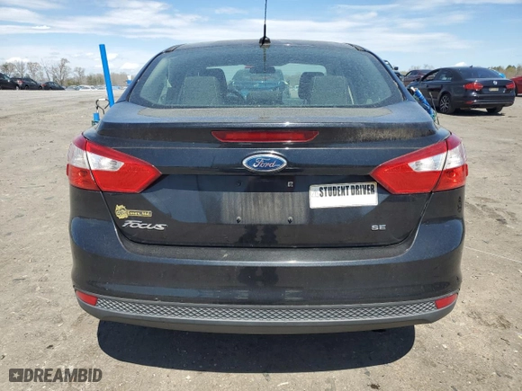 2012 Ford Focus SE with VIN 1FAHP3F24CL157421, listed as a Copart auction lot 50984345 with 106,660 mi miles and Clean Title. Bid and sale history available at carsss.com. Image 6.
