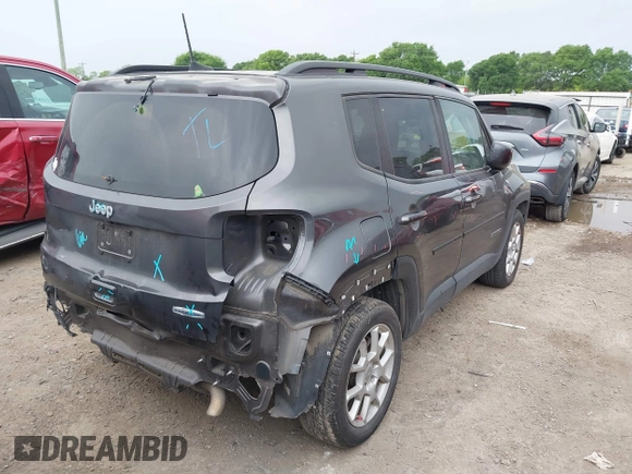 2019 Jeep Renegade Latitude with VIN ZACNJABB8KPK93485, listed as a IAAI auction lot 41923589 with 76,051 mi miles and . Bid and sale history available at DreamBid. Image 4.