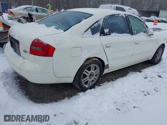 2001 Audi A6 with VIN WAUED54B01N124130, listed as a IAAI auction lot 41574761 with 137,069 mi miles. Bid and sale history available at carsss.com. Image 4.