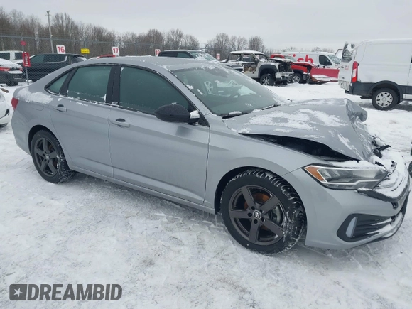 2024 Volkswagen Jetta Sport with VIN 3VWAM7BU5RM082431, listed as a IAAI auction lot 41465415 with 8,275 mi miles and . Bid and sale history available at DreamBid. Image 1.