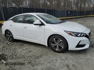2022 Nissan Sentra SV with VIN 3N1AB8CV0NY287652, listed as a Copart auction lot 50783985 with 77,033 mi miles and Salvage Title. Bid and sale history available at carsss.com. Image 4.