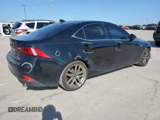 2016 Lexus IS 200t with VIN JTHBA1D26G5036004, listed as a Copart auction lot 62083205 with 33,779 mi miles and Salvage title. Bid and sale history available at DreamBid. Image 3.