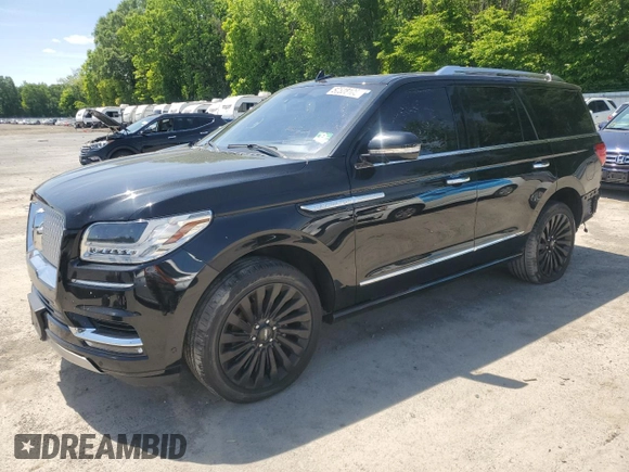 2018 Lincoln Navigator Reserve with VIN 5LMJJ2LTXJEL10513, listed as a Copart auction lot 56628105 with 64,799 mi miles and Salvage title. Bid and sale history available at DreamBid. Image 1.