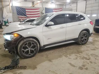2018 BMW X1 sDrive28i with VIN WBXHU7C36J5H44086, listed as a Copart auction lot 47807655 with 131,306 mi miles and Salvage Title. Bid and sale history available at carsss.com. Image 1.