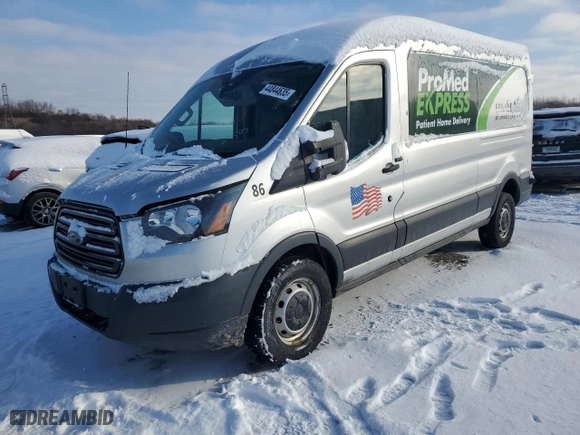 2017 Ford Transit Van with VIN 1FTYR2CM9HKA71247, listed as a Copart auction lot 44844635 with NaN miles and Clean Title. Bid and sale history available at carsss.com. Image 1.