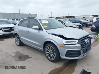 2017 Audi Q3 Prestige z VIN WA1GCCFS5HR009021, wystawiony jako IAAI lot #41934138 z przebiegiem 60 320 mil mil oraz . Historia ofert i sprzedaży dostępna na DreamBid. Obrazek 1.