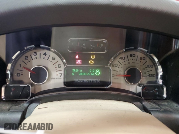 2008 Ford Expedition Eddie Bauer with VIN 1FMFU18588LA38411, listed as a Copart auction lot 49882635 with 78,943 mi miles and Salvage title. Bid and sale history available at DreamBid. Image 9.