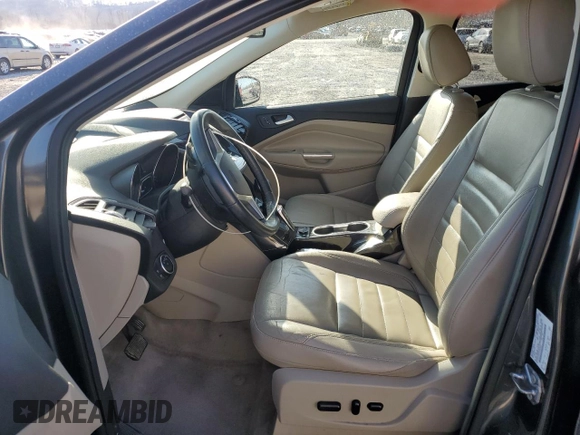 2016 Ford Escape Titanium with VIN 1FMCU9J91GUB34663, listed as a Copart auction lot 48044425 with 104,565 mi miles and Salvage Title. Bid and sale history available at carsss.com. Image 7.