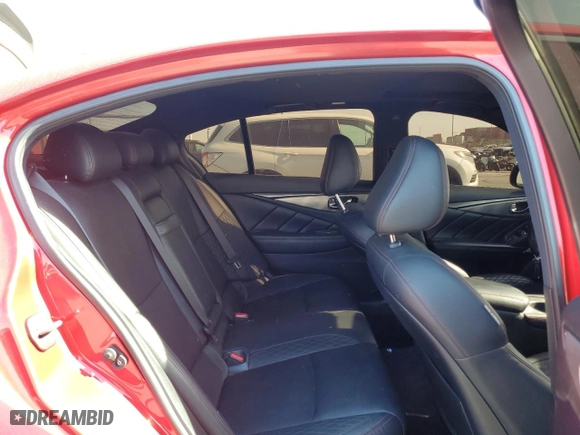2020 Infiniti Q50 RED SPORT 400 with VIN JN1FV7AP3LM630210, listed as a Copart auction lot 41796535 with NaN miles and Salvage Title. Bid and sale history available at carsss.com. Image 10.