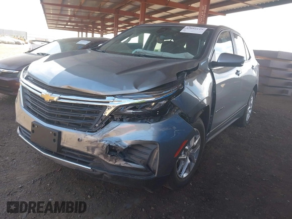 2023 Chevrolet Equinox LT with VIN 3GNAXTEG9PL155397, listed as a IAAI auction lot 42086119 with 27,048 mi miles and . Bid and sale history available at DreamBid. Image 17.