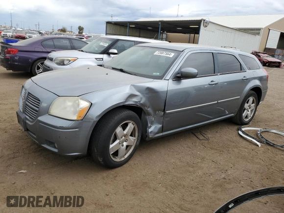 2006 Dodge Magnum SXT with VIN 2D4GZ47V76H473558, listed as a Copart auction lot 72087564 with 122,810 mi miles and Salvage Title. Bid and sale history available at DreamBid. Image 1.