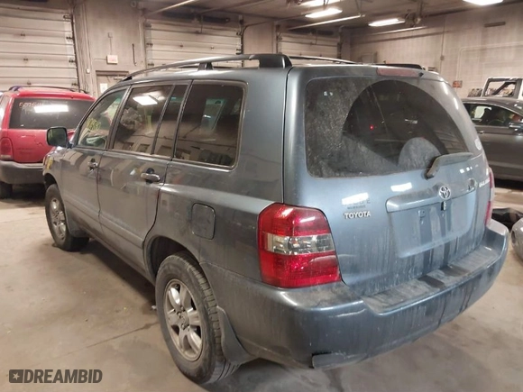 2005 Toyota Highlander with VIN JTEDP21A450080017, listed as a IAAI auction lot 41719540 with 188,966 mi miles. Bid and sale history available at carsss.com. Image 3.