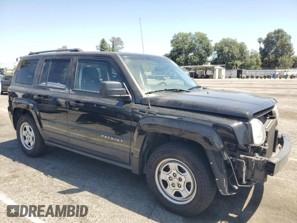 2016 Jeep Patriot Sport with VIN 1C4NJPBB1GD526120, listed as a Copart auction lot 57915005 with 153,283 mi miles and Salvage title. Bid and sale history available at DreamBid. Image 4.