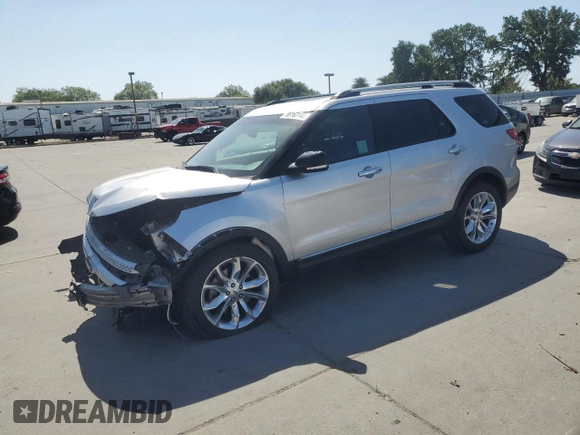2014 Ford Explorer XLT with VIN 1FM5K7D88EGA54973, listed as a Copart auction lot 56163145 with 160,469 mi miles and Salvage title. Bid and sale history available at DreamBid. Image 1.