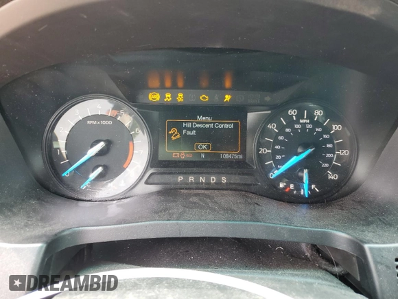2018 Ford Explorer XLT with VIN 1FM5K8D83JGB54527, listed as a Copart auction lot 60068855 with 108,475 mi miles and Salvage title. Bid and sale history available at DreamBid. Image 9.