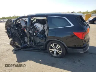 2016 Honda Pilot EX-L with VIN 5FNYF5H79GB043134, listed as a Copart auction lot 75058574 with Not Provided miles and Salvage Title. Bid and sale history available at DreamBid. Image 2.