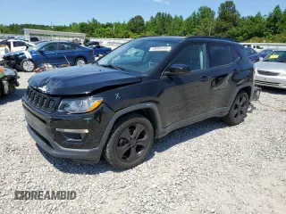 2018 Jeep Compass Latitude with VIN 3C4NJCBB4JT346110, listed as a Copart auction lot 58068445 with 119,785 mi miles and Salvage title. Bid and sale history available at DreamBid. Image 1.