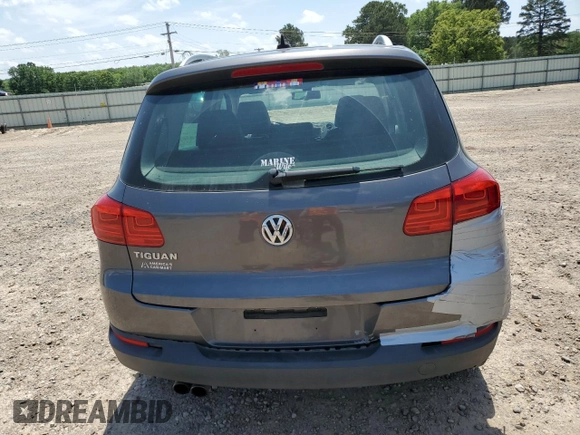 2016 Volkswagen Tiguan SE with VIN WVGAV7AXXGW502267, listed as a Copart auction lot 54916725 with 105,926 mi miles and Clean title. Bid and sale history available at DreamBid. Image 6.