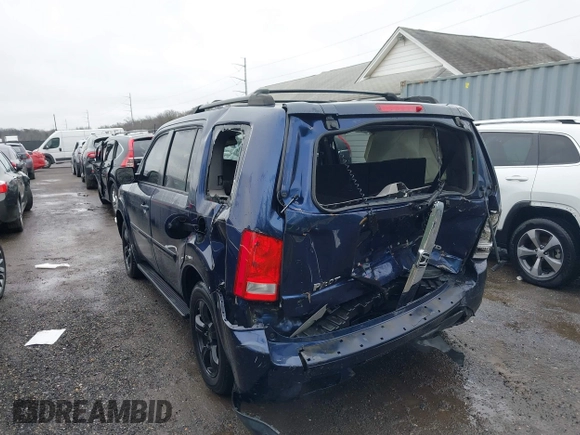 2013 Honda Pilot EX-L with VIN 5FNYF4H74DB055195, listed as a IAAI auction lot 41498013 with 127,725 mi miles and . Bid and sale history available at DreamBid. Image 6.