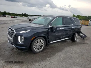2020 Hyundai Palisade Limited with VIN KM8R54HE8LU074064, listed as a Copart auction lot 60161815 with 75,810 mi miles and Salvage title. Bid and sale history available at DreamBid. Image 1.