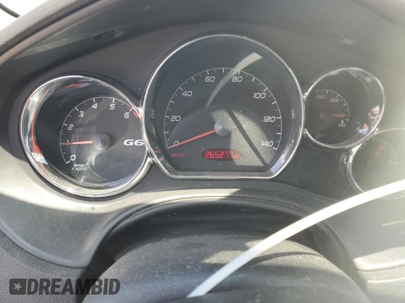 2006 Pontiac G6 GT with VIN 1G2ZH158364232022, listed as a Copart auction lot 57216715 with 265,277 mi miles and Salvage title. Bid and sale history available at DreamBid. Image 9.