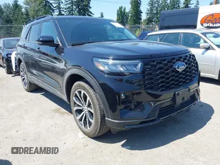 2025 Ford Explorer ST-Line with VIN 1FMUK8KHXSGB32329, listed as a IAAI auction lot 42817537 with 13,011 mi miles and . Bid and sale history available at DreamBid. Image 1.
