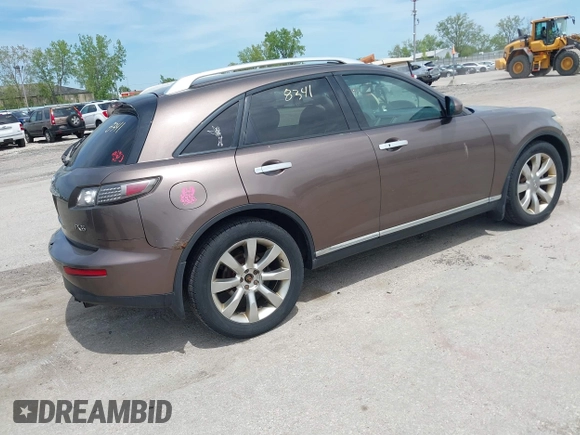 2006 Infiniti FX with VIN JNRAS08W06X205163, listed as a IAAI auction lot 42188341 with 314,335 mi miles and . Bid and sale history available at DreamBid. Image 4.