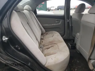 2008 Kia Spectra EX with VIN KNAFE121085574858, listed as a Copart auction lot 72017074 with 225,280 mi miles and Salvage Title. Bid and sale history available at carsss.com. Image 10.