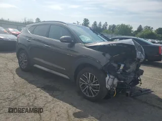 2020 Hyundai Tucson Ultimate with VIN KM8J3CAL1LU145370, listed as a Copart auction lot 62810955 with 60,850 mi miles and Salvage title. Bid and sale history available at DreamBid. Image 4.