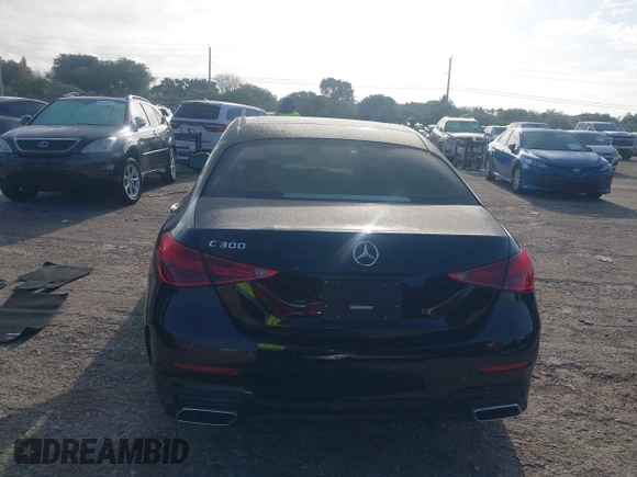 2024 Mercedes-Benz C 300 with VIN W1KAF4GB7RR156309, listed as a IAAI auction lot 42008478 with 5,350 mi miles and . Bid and sale history available at DreamBid. Image 17.