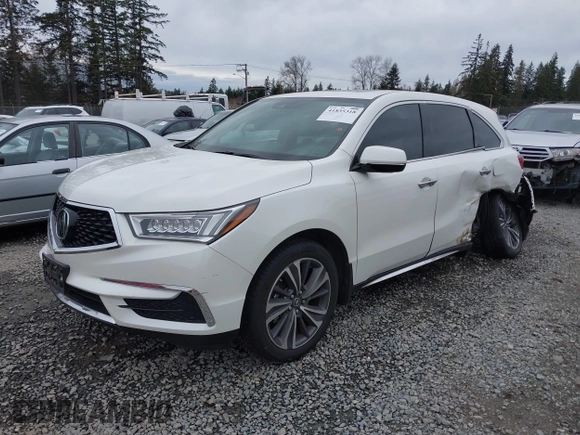 2019 Acura MDX w/Technology Pkg with VIN 5J8YD4H55KL016745, listed as a IAAI auction lot 41835318 with 61,011 mi miles. Bid and sale history available at carsss.com. Image 17.