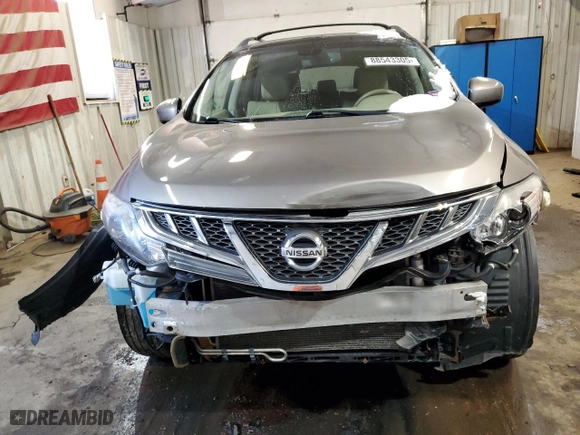 2012 Nissan Murano LE with VIN JN8AZ1MW0CW218749, listed as a Copart auction lot 88543305 with 106,707 mi miles and Salvage Title. Bid and sale history available at carsss.com. Image 5.