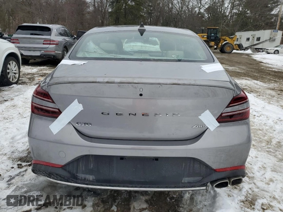 2023 Genesis G70 2.0T z VIN KMTG34TA4PU129221, wystawiony jako Copart lot #44924335 z przebiegiem 32 744 mil mil oraz Czysty tytuł • Clean title. Historia ofert i sprzedaży dostępna na DreamBid. Obrazek 6.