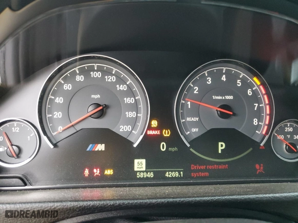 2018 BMW M4 with VIN WBS4Y9C54JAC87520, listed as a Copart auction lot 81470374 with 58,946 mi miles and Salvage Title. Bid and sale history available at carsss.com. Image 9.