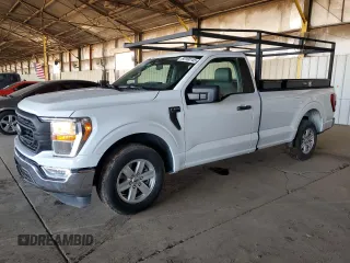 2022 Ford F-150 XL with VIN 1FTMF1C5XNKF26323, listed as a Copart auction lot 60160145 with 43,209 mi miles and Salvage title. Bid and sale history available at DreamBid. Image 1.