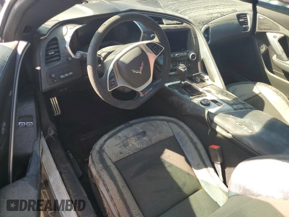 2019 Chevrolet Corvette Z06 2LZ with VIN 1G1YS2D67K5602867, listed as a Copart auction lot 73980204 with 0 mi miles and Non Repairable. Bid and sale history available at carsss.com. Image 8.