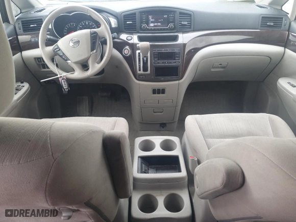 2017 Nissan Quest SV with VIN JN8AE2KP6H9165171, listed as a Copart auction lot 51113635 with 119,503 mi miles and Salvage Title. Bid and sale history available at carsss.com. Image 8.