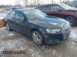 2017 Audi A4 Premium with VIN WAUANAF40HN051242, listed as a IAAI auction lot 41367283 with 95,587 mi miles. Bid and sale history available at carsss.com. Image 1.