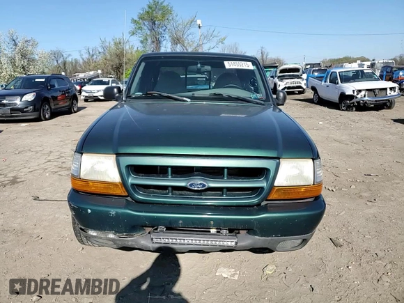 2000 Ford Ranger XL with VIN 1FTYR14V7YTA16839, listed as a Copart auction lot 51455215 with 183,798 mi miles and Salvage Title. Bid and sale history available at carsss.com. Image 11.