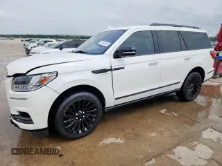 2020 Lincoln Navigator Reserve with VIN 5LMJJ2LTXLEL01023, listed as a Copart auction lot 57403185 with 116,215 mi miles and Salvage title. Bid and sale history available at DreamBid. Image 1.