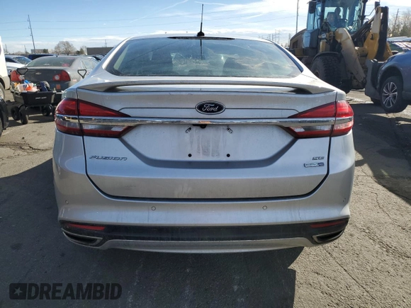 2018 Ford Fusion SE with VIN 3FA6P0T92JR130837, listed as a Copart auction lot 46591765 with 59,957 mi miles and Salvage Title. Bid and sale history available at carsss.com. Image 6.