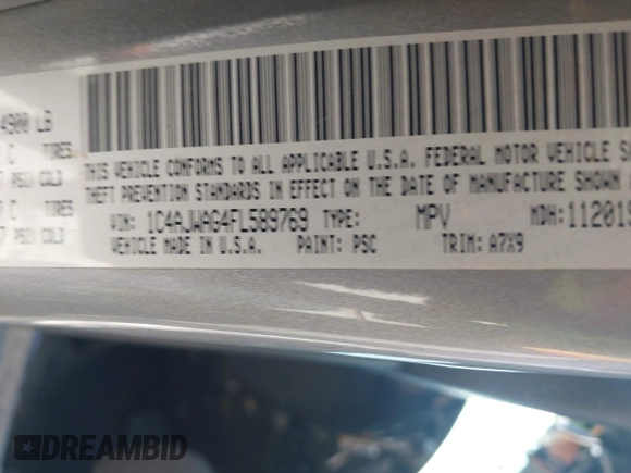 2015 Jeep Wrangler Freedom Edition with VIN 1C4AJWAG4FL589769, listed as a IAAI auction lot 42704488 with 194,414 mi miles and . Bid and sale history available at DreamBid. Image 9.