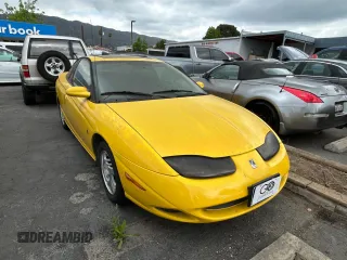 2001 Saturn SC with VIN 1G8ZY12771Z105142, listed as a Copart auction lot 54940825 with 166,396 mi miles and Clean Title. Bid and sale history available at carsss.com. Image 1.