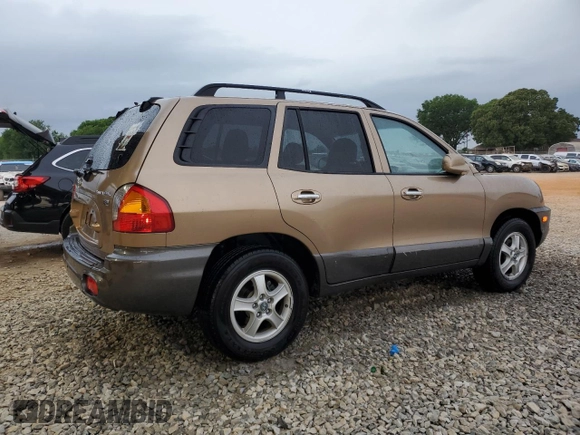 2004 Hyundai Santa Fe GLS with VIN KM8SC13E34U595014, listed as a Copart auction lot 55642745 with 69,303 mi miles and Salvage title. Bid and sale history available at DreamBid. Image 3.