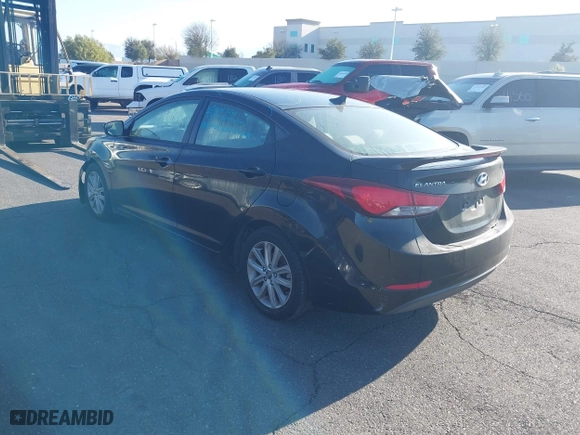 2016 Hyundai Elantra Value Edition with VIN KMHDH4AE1GU475019, listed as a IAAI auction lot 41573101 with 101,995 mi miles. Bid and sale history available at carsss.com. Image 3.