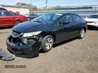 2014 Honda Civic LX z VIN 19XFB2F58EE260521, wystawiony jako Copart lot #55211935 z przebiegiem 184 439 mil mil oraz Szkody całkowita. Historia ofert i sprzedaży dostępna na DreamBid. Obrazek 1.