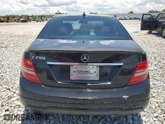 2014 Mercedes-Benz C 250 Sport with VIN WDDGF4HB8ER304938, listed as a Copart auction lot 62833835 with 151,199 mi miles and Salvage title. Bid and sale history available at DreamBid. Image 6.