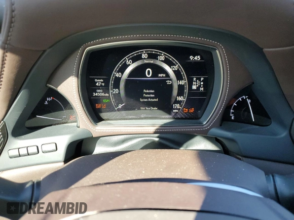 2018 Lexus LS 500 z VIN JTHB5LFF6J5006184, wystawiony jako Copart lot #46463555 z przebiegiem 34 506 mil mil oraz Szkoda całkowita • Salvage title. Historia ofert i sprzedaży dostępna na DreamBid. Obrazek 9.